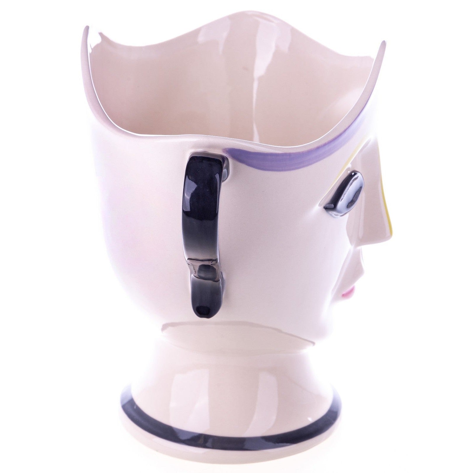 Abstract Face Vase | Handcrafted Porcelain Decor