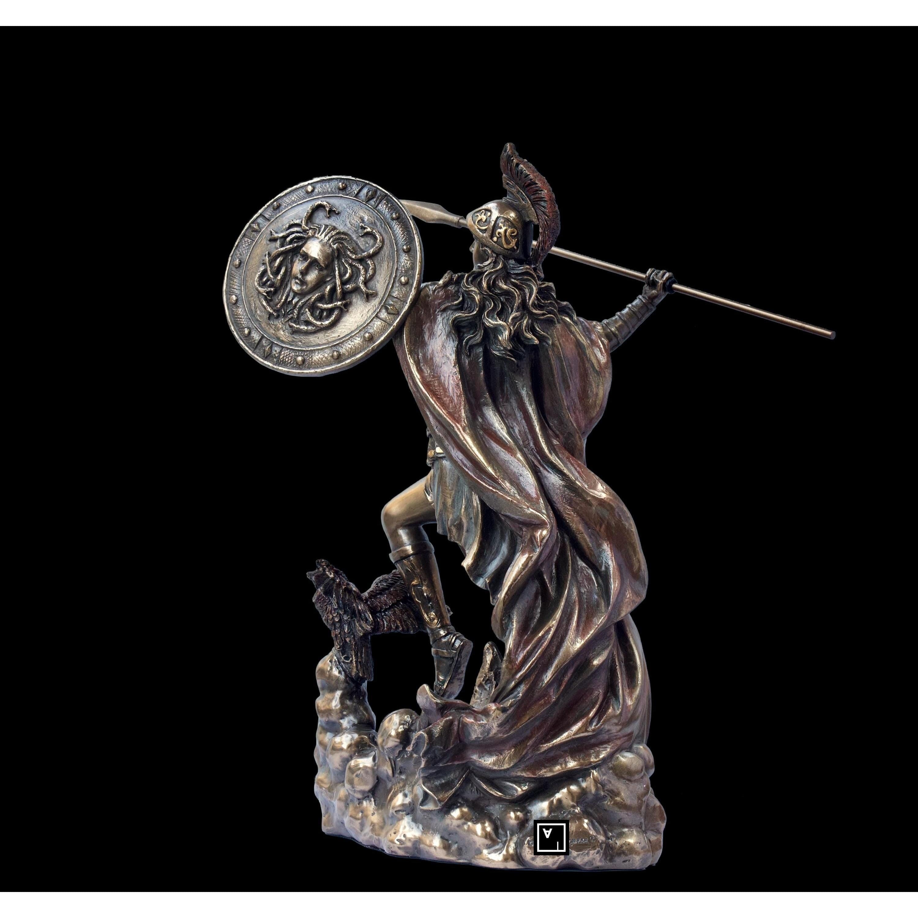Athena Warrior Statue | Handcrafted Bronze Decor