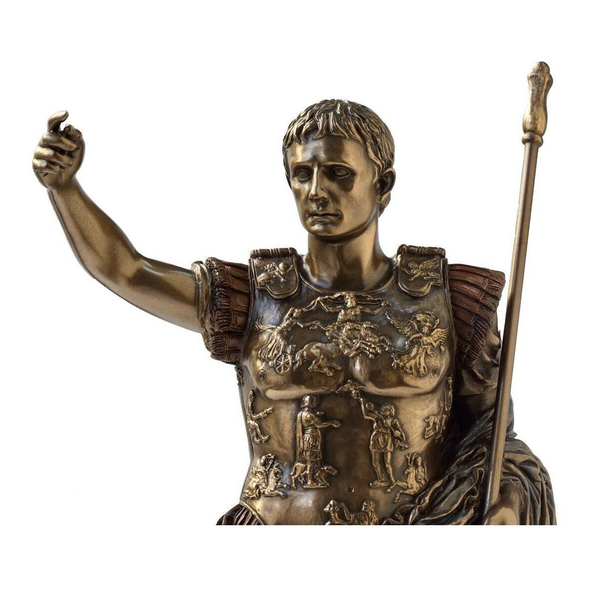Augustus Of Prima Porta Statue Figurine.Augustus Caesar Statue