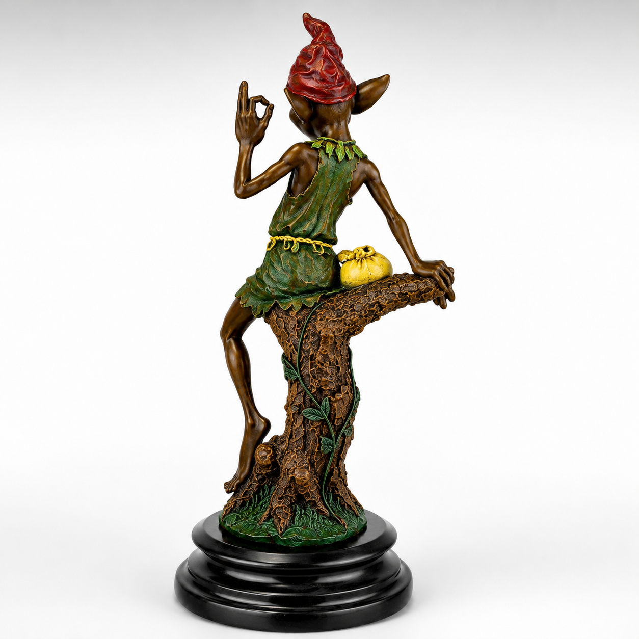 Resting Goblin | Handcrafted Bronze Decor | Unique Home Accent