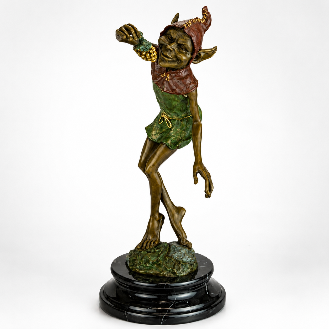 Goblin with Grapes | Mythology & Deity Sculptures | Home Decor