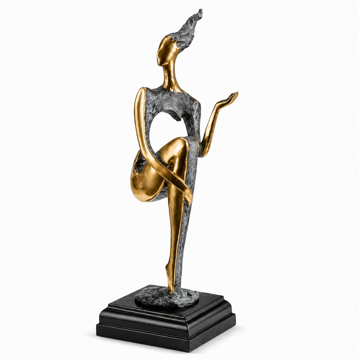 Modernist Bronze Sculpture of a Female Nude | Handcrafted Bronze Decor