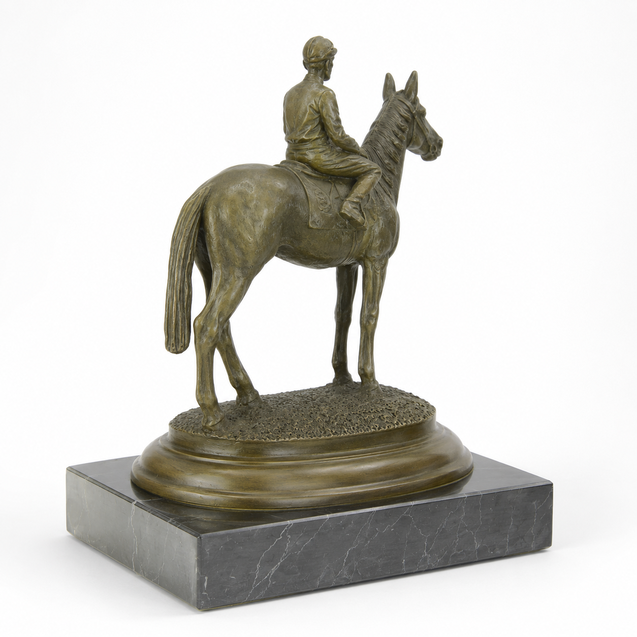 Horse and Rider | Animal Sculptures | Home Decor | Handcrafted