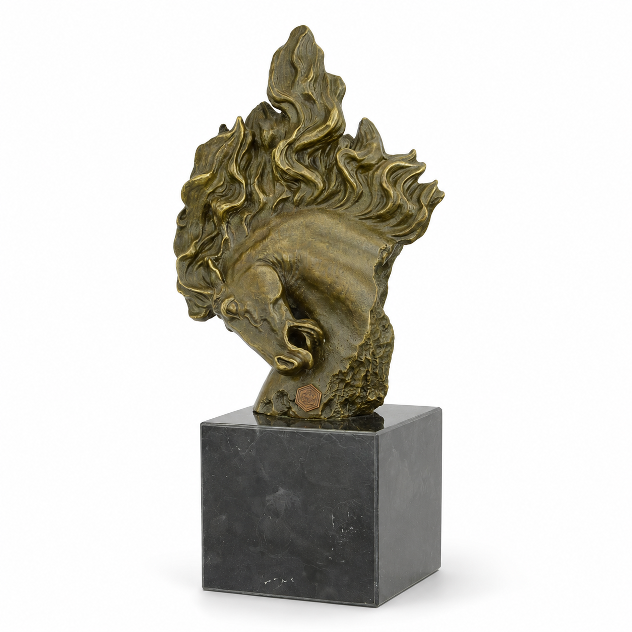 Horse Head on marble base | Animal Sculptures | Home Decor
