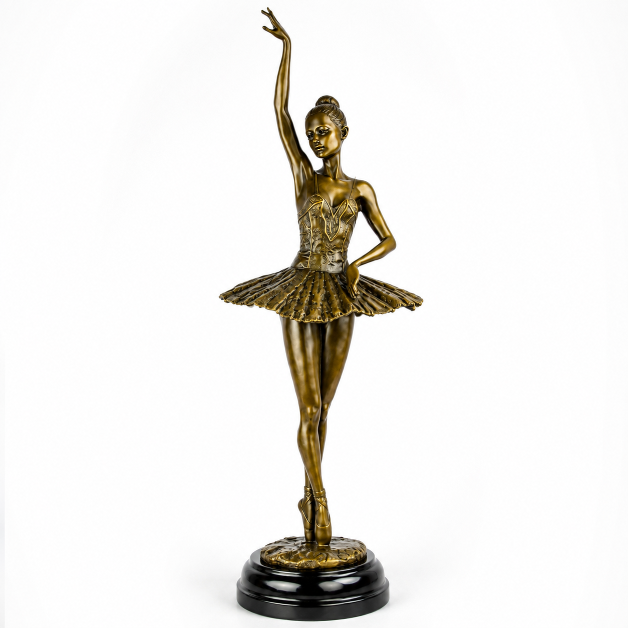 Graceful Ballet Dancer | Handcrafted Bronze Decor