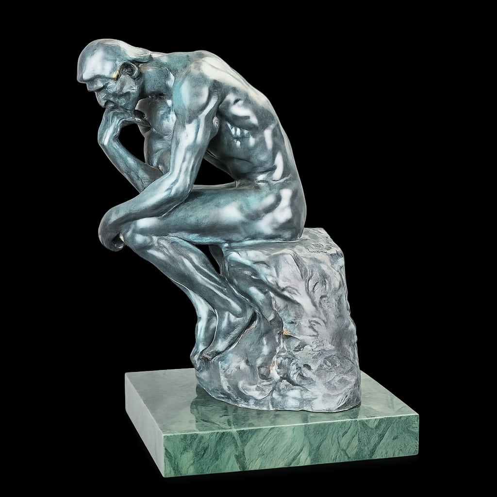 Thinker | Handcrafted Bronze Decor | Unique Home Accent | Gift Idea