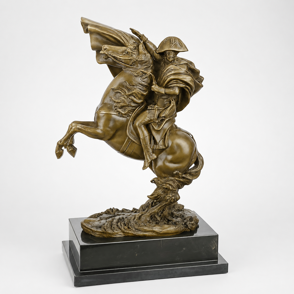Napoleon Crossing the Alps | Handcrafted Bronze Decor | Unique Home