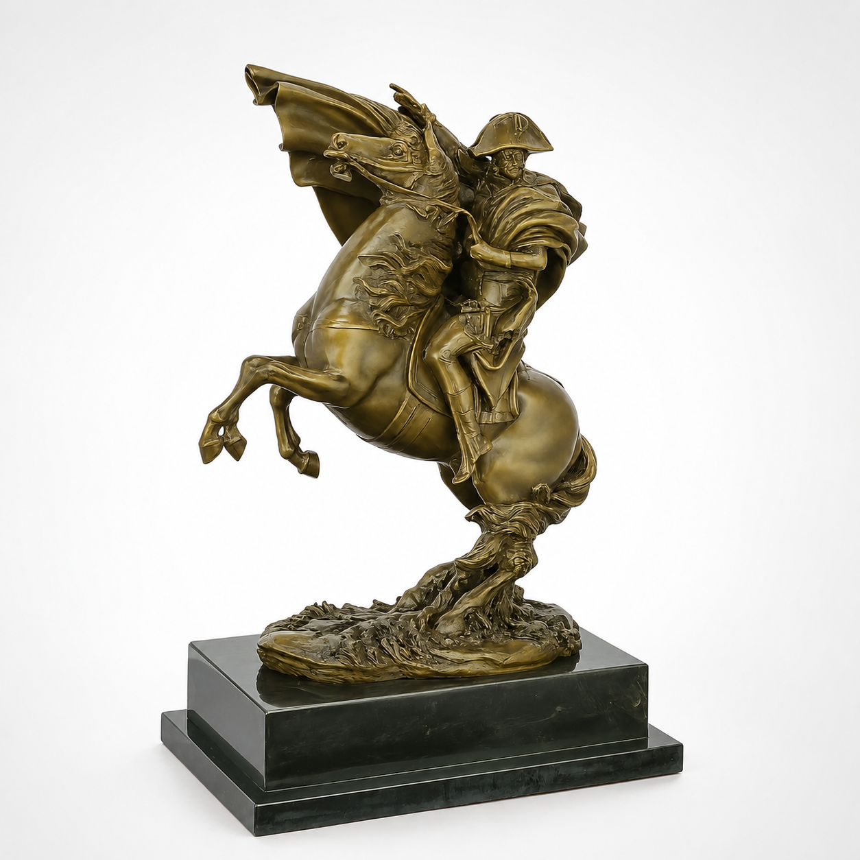 Napoleon Crossing the Alps | Handcrafted Bronze Decor | Unique Home