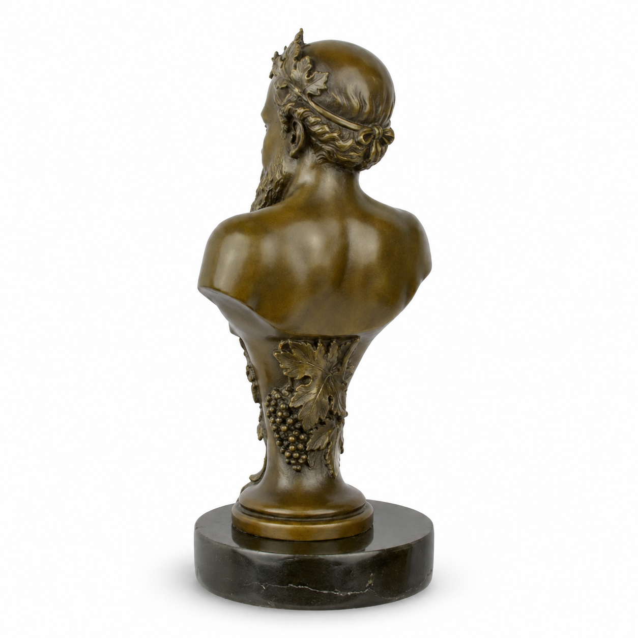 Bearded Classical Bust | Handcrafted Bronze Decor