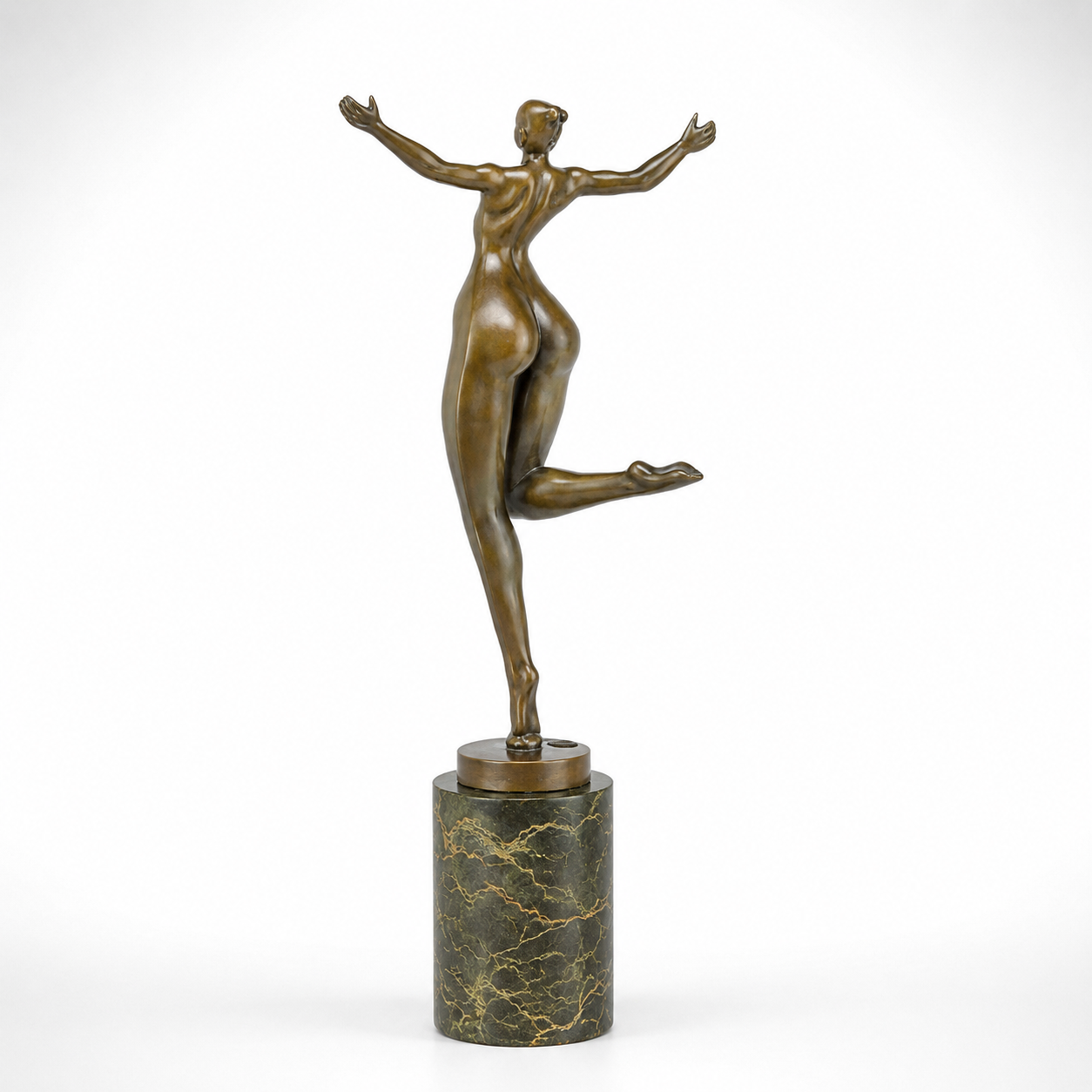 Expressive Dancing Figure | Handcrafted Bronze Decor