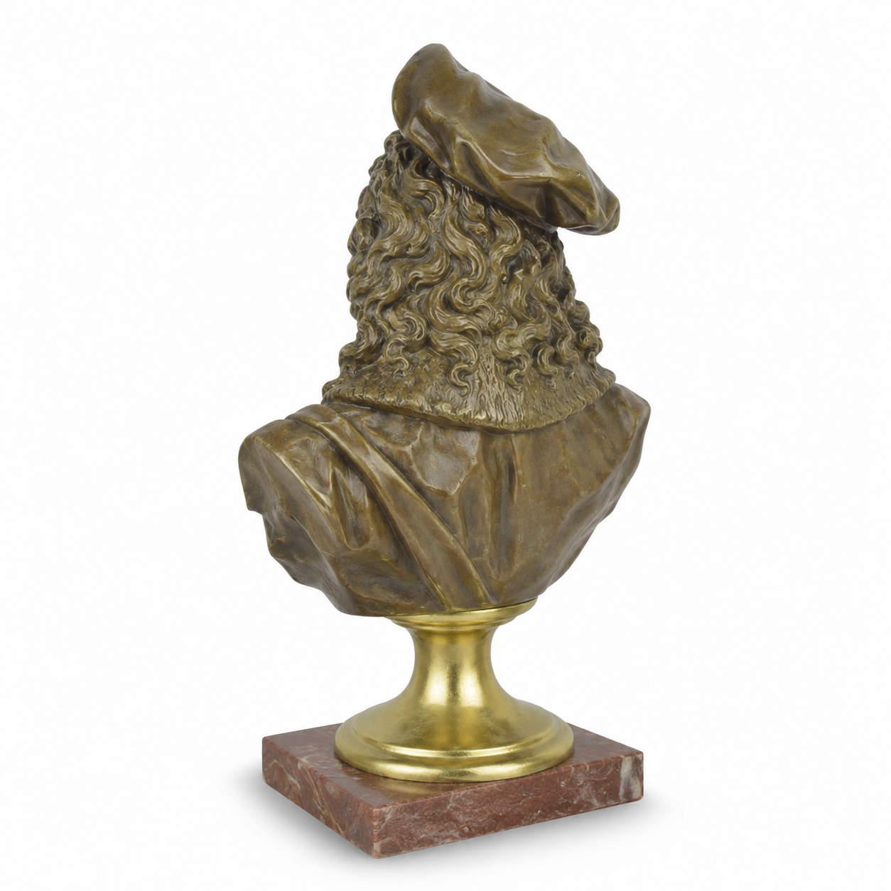 Historical Commander Bust | Handcrafted Bronze Decor