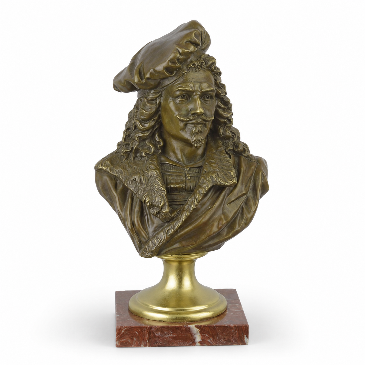 Historical Commander Bust | Handcrafted Bronze Decor