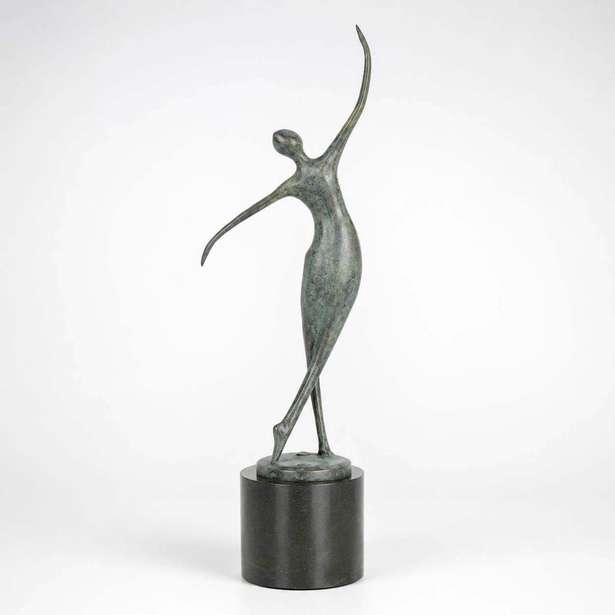 Single Dancing Women | Handcrafted Bronze Decor | Unique Home Accent