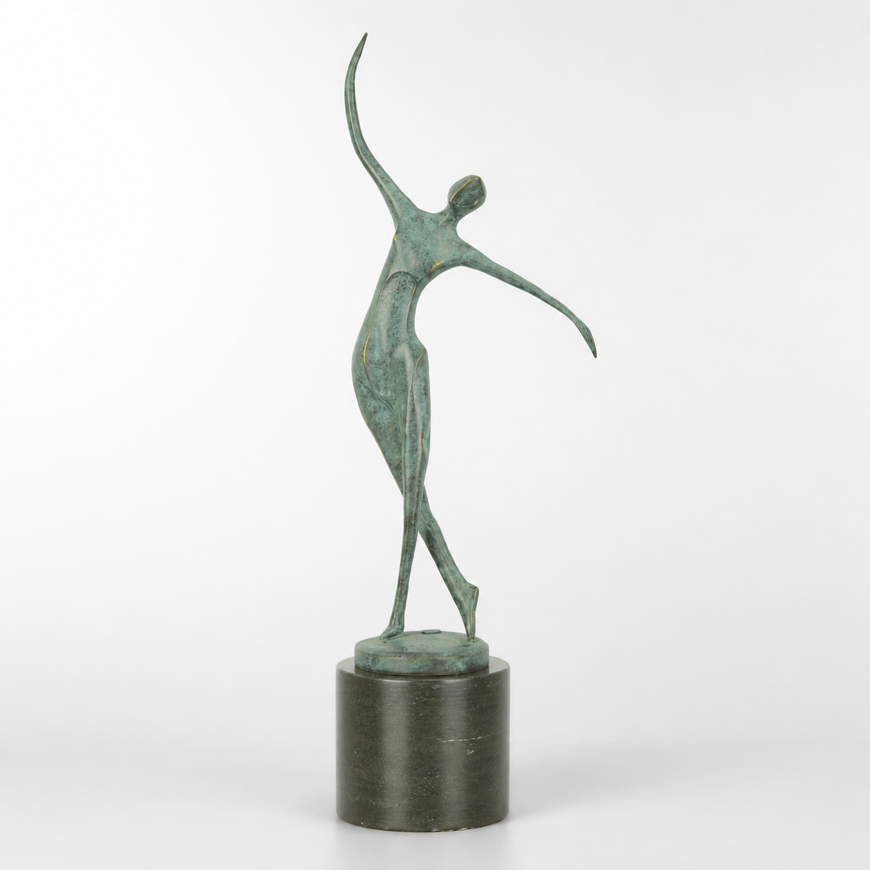 Single Dancing Women | Handcrafted Bronze Decor | Unique Home Accent
