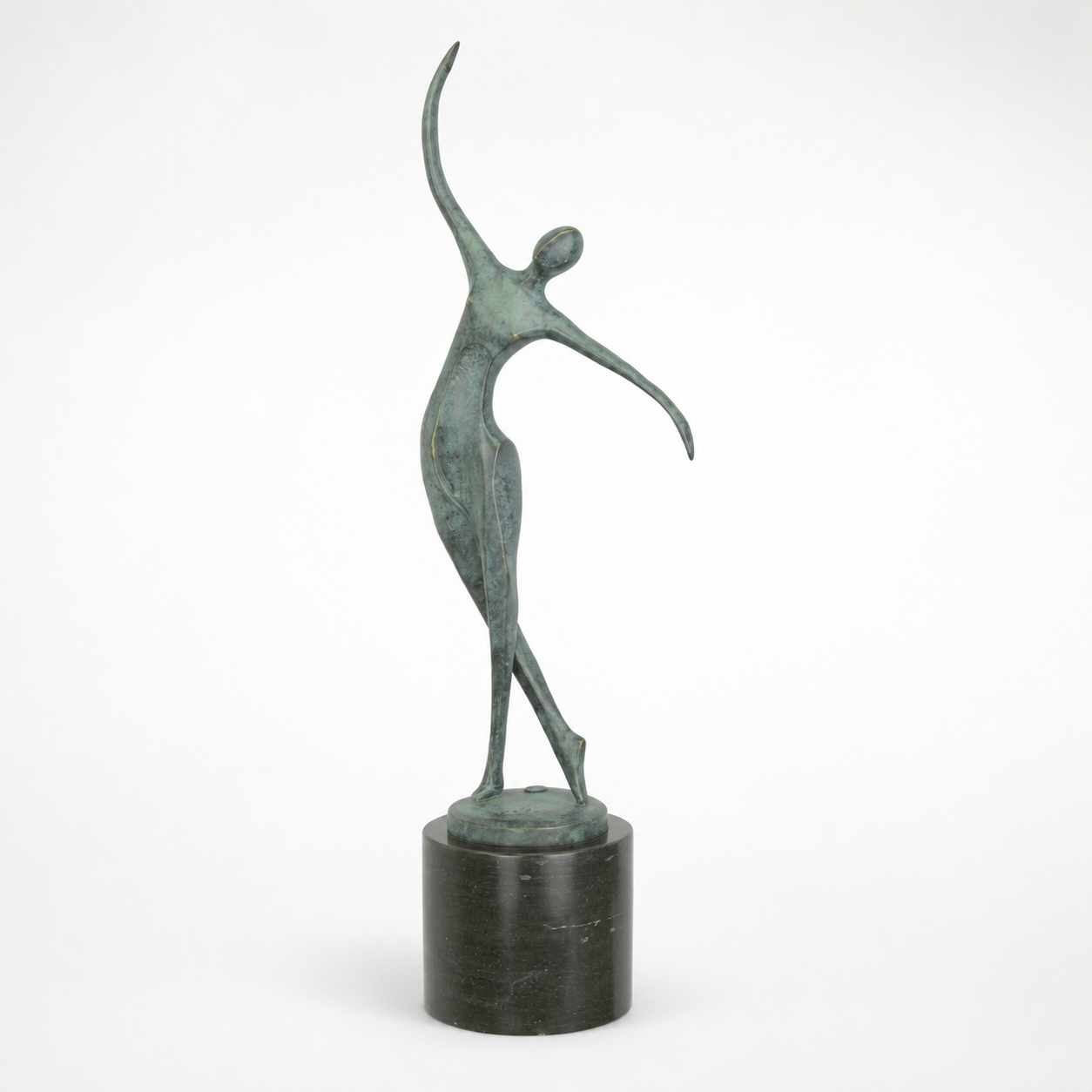 Single Dancing Women | Handcrafted Bronze Decor | Unique Home Accent