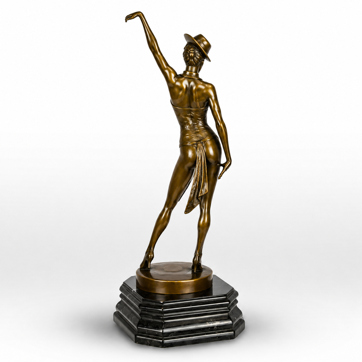 Revue Dancer | Handcrafted Bronze Decor | Unique Home Accent
