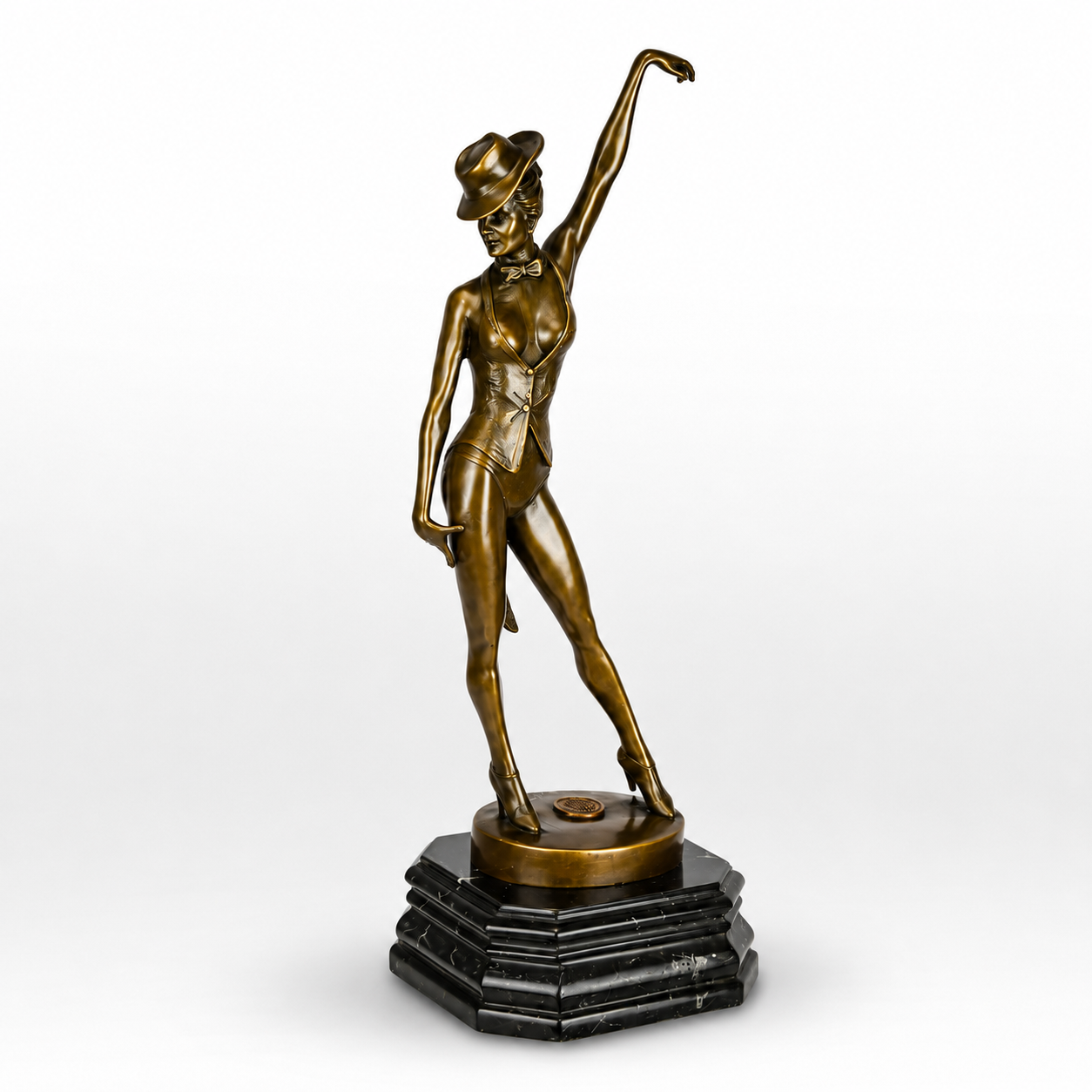 Revue Dancer | Handcrafted Bronze Decor | Unique Home Accent