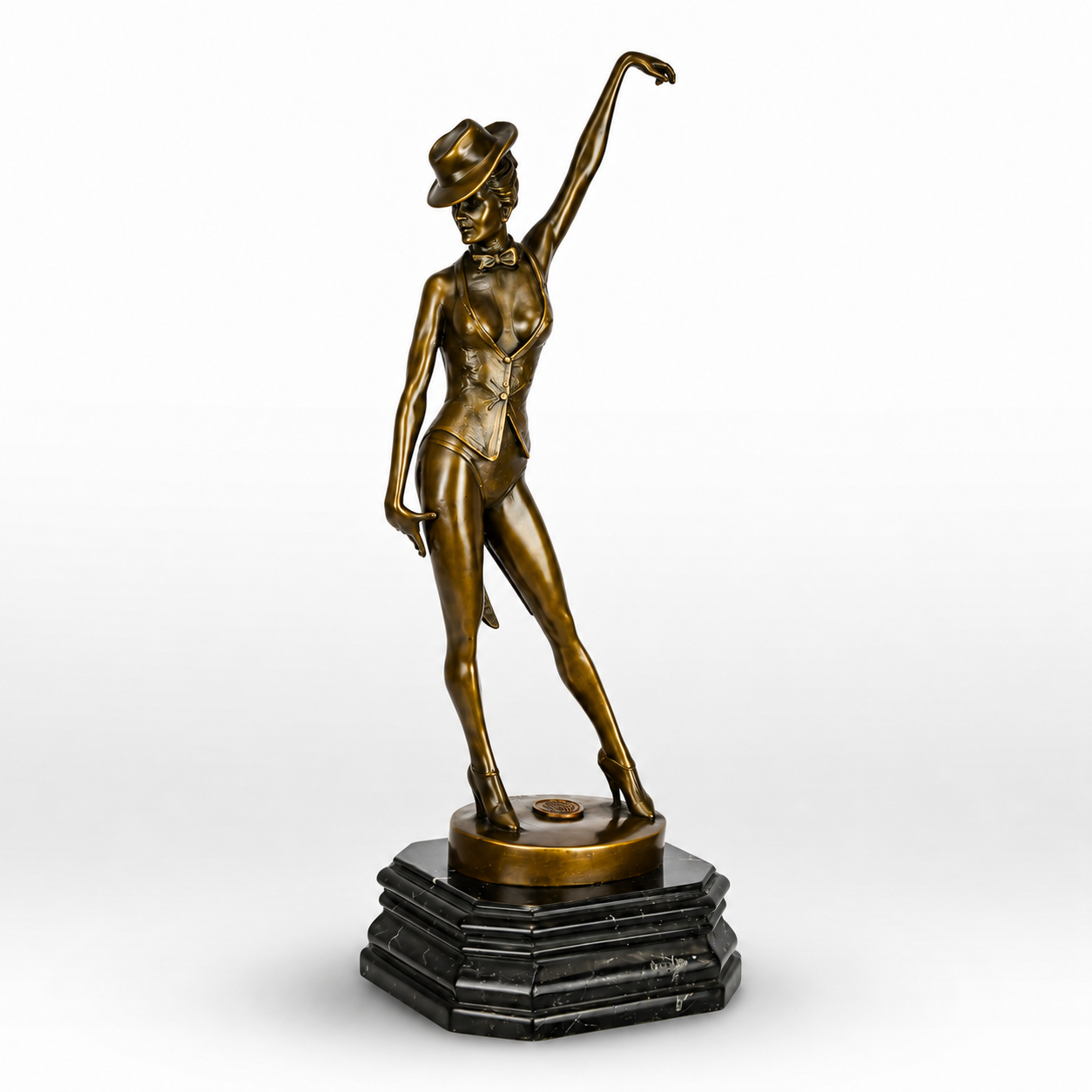 Revue Dancer | Handcrafted Bronze Decor | Unique Home Accent