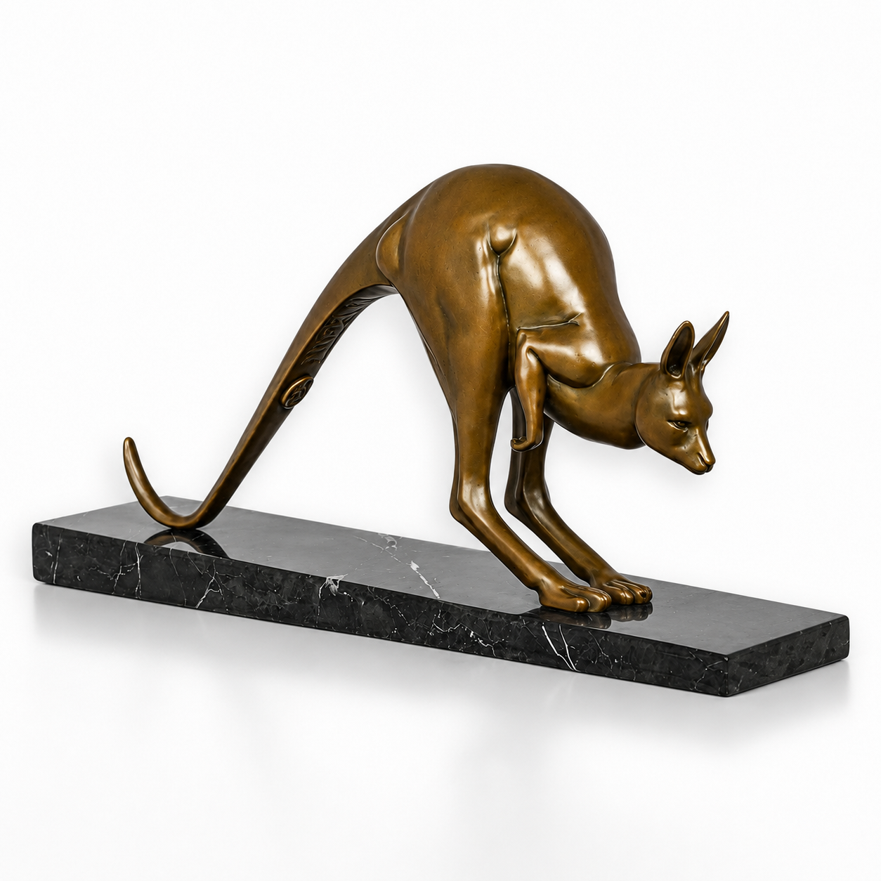 Kangaroo | Handcrafted Bronze Decor | Unique Home Accent | Gift Idea