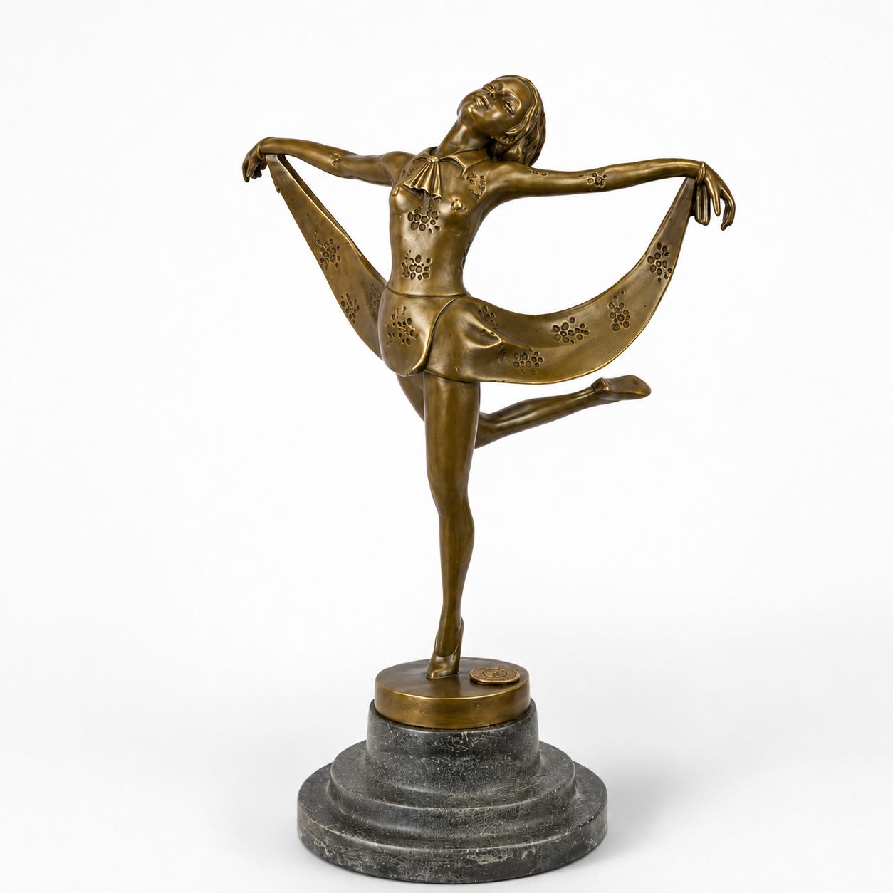 Female Dancer | Handcrafted Bronze Decor | Unique Home Accent
