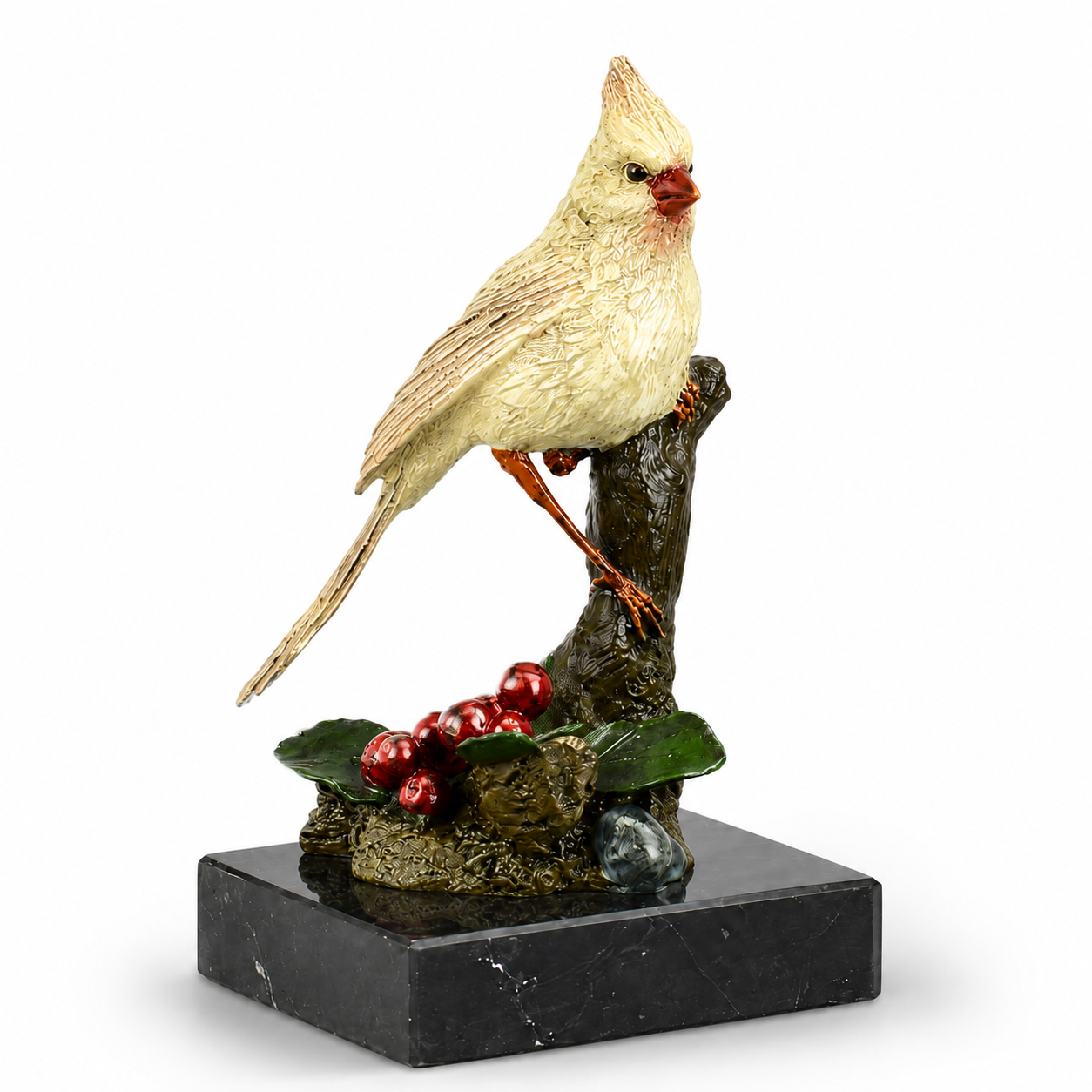 Cardinal Bird | Handcrafted Bronze Decor | Unique Home Accent