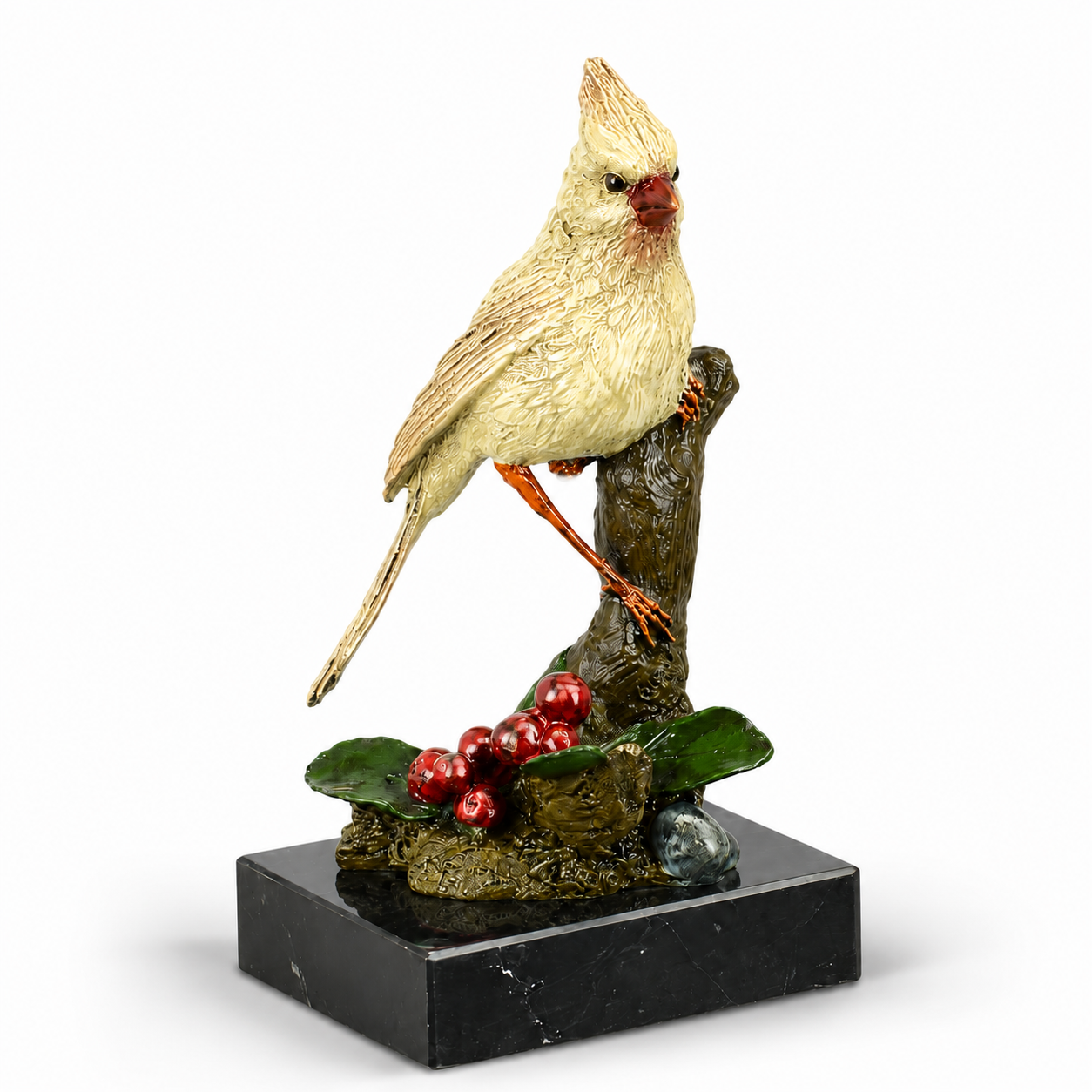 Cardinal Bird | Handcrafted Bronze Decor | Unique Home Accent