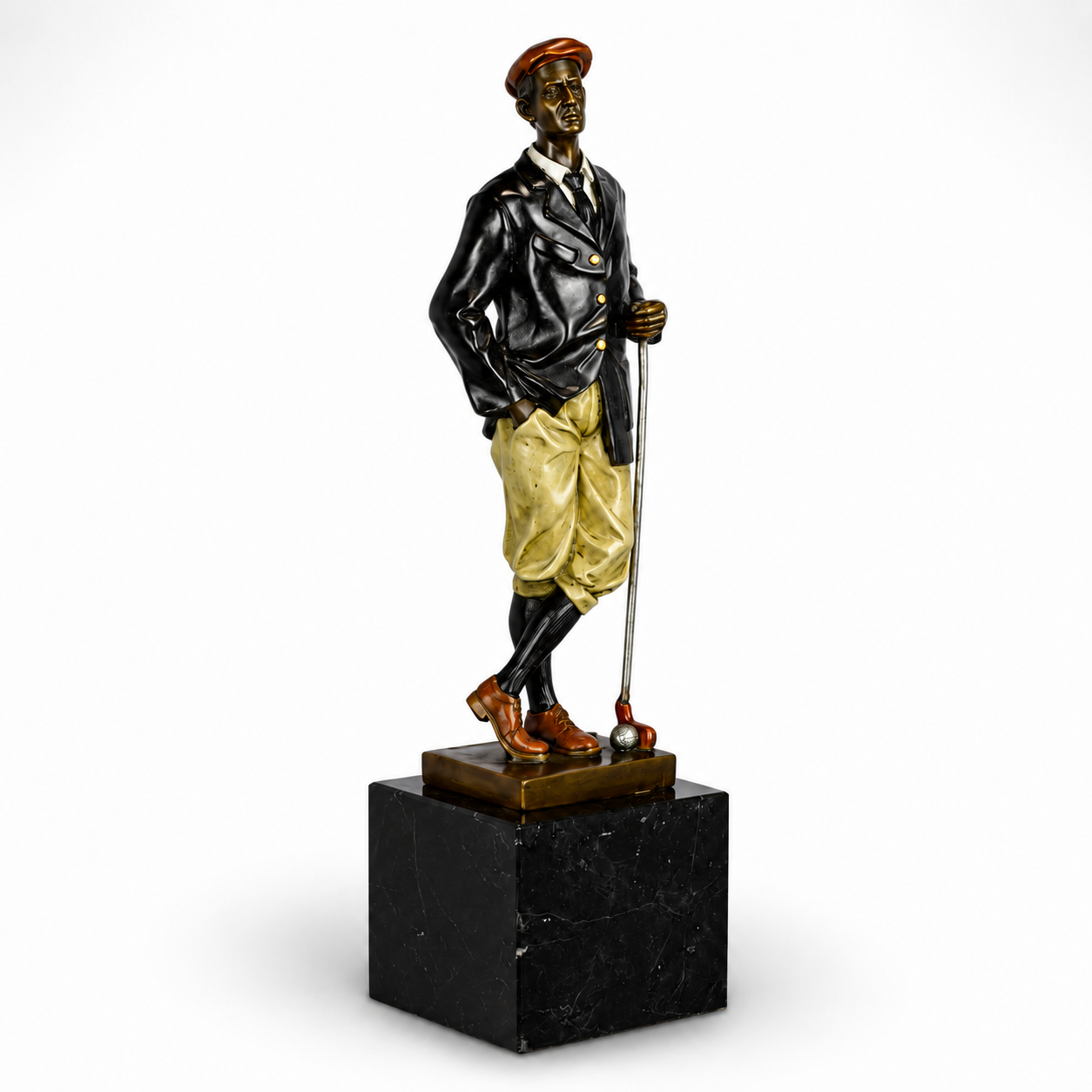 Golfer | Handcrafted Bronze Decor | Unique Home Accent | Gift Idea