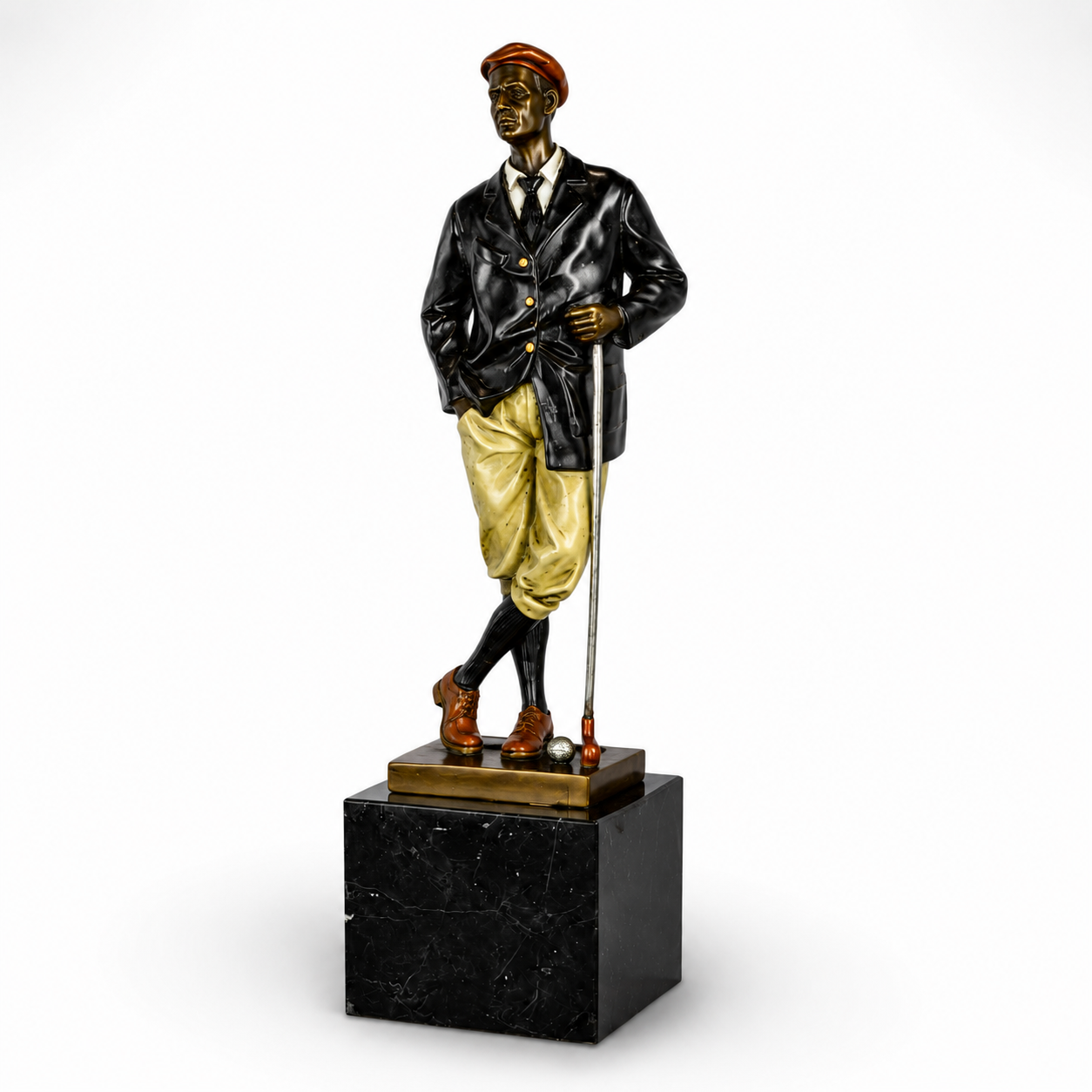 Golfer | Handcrafted Bronze Decor | Unique Home Accent | Gift Idea