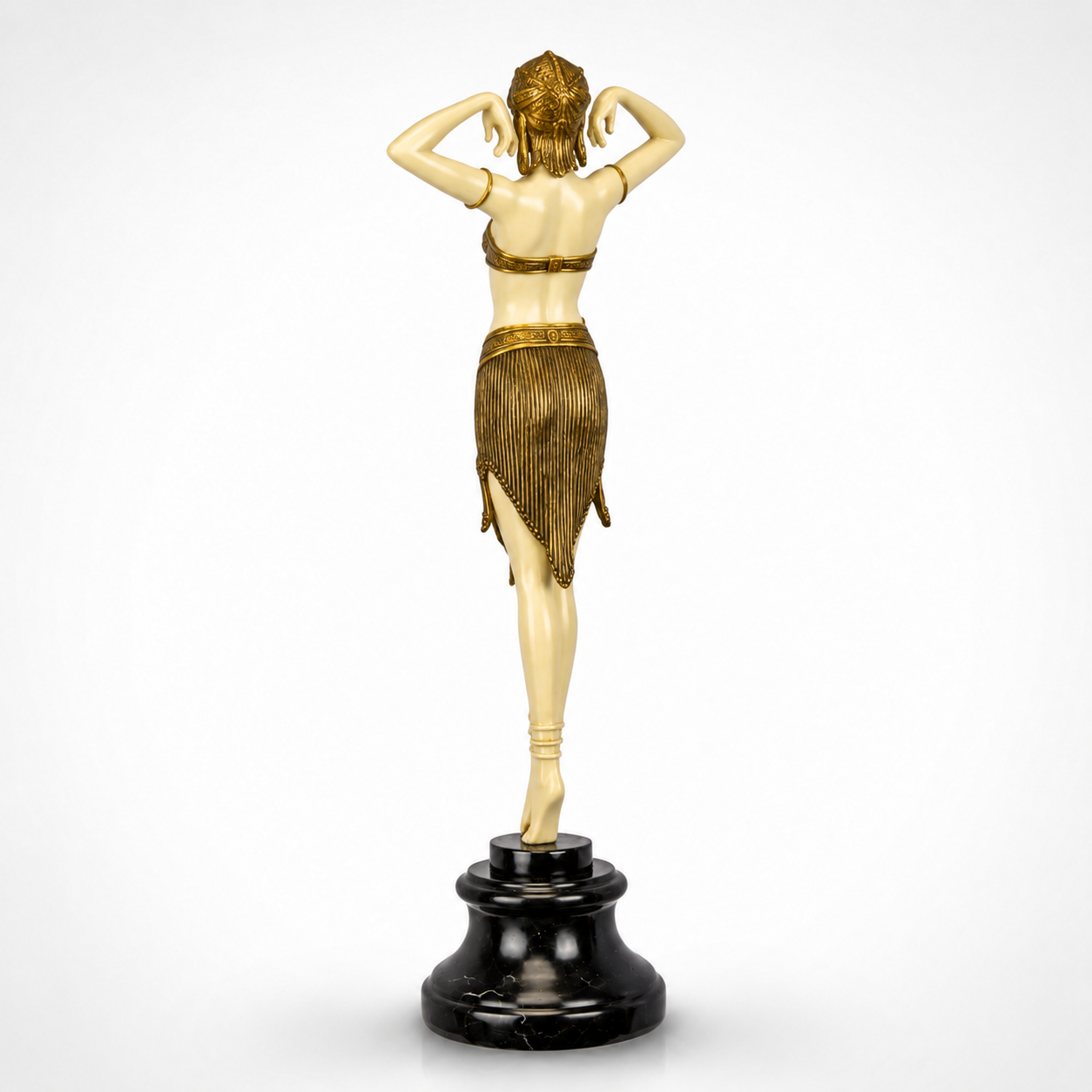 Scarab Dancer | Handcrafted Bronze Decor | Unique Home Accent