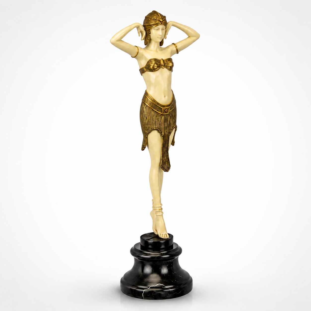 Scarab Dancer | Handcrafted Bronze Decor | Unique Home Accent