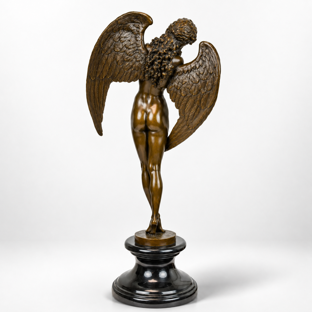 Winged Night | Handcrafted Bronze Decor | Unique Home Accent