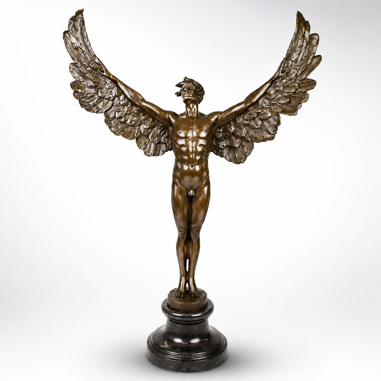 Bronze Sculpture of the Winged Day | Curios & Collectibles