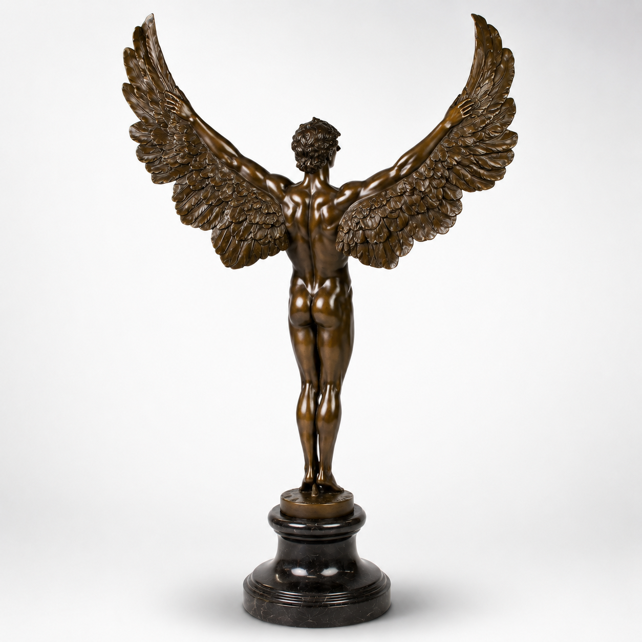 Bronze Sculpture of the Winged Day | Curios & Collectibles