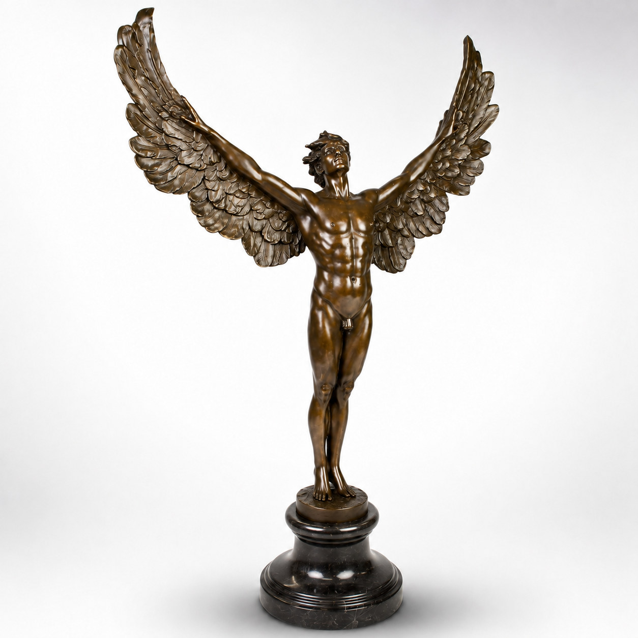 Bronze Sculpture of the Winged Day | Curios & Collectibles