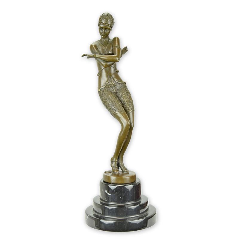 Coy Dancer Bronze Sculpture – view 1
