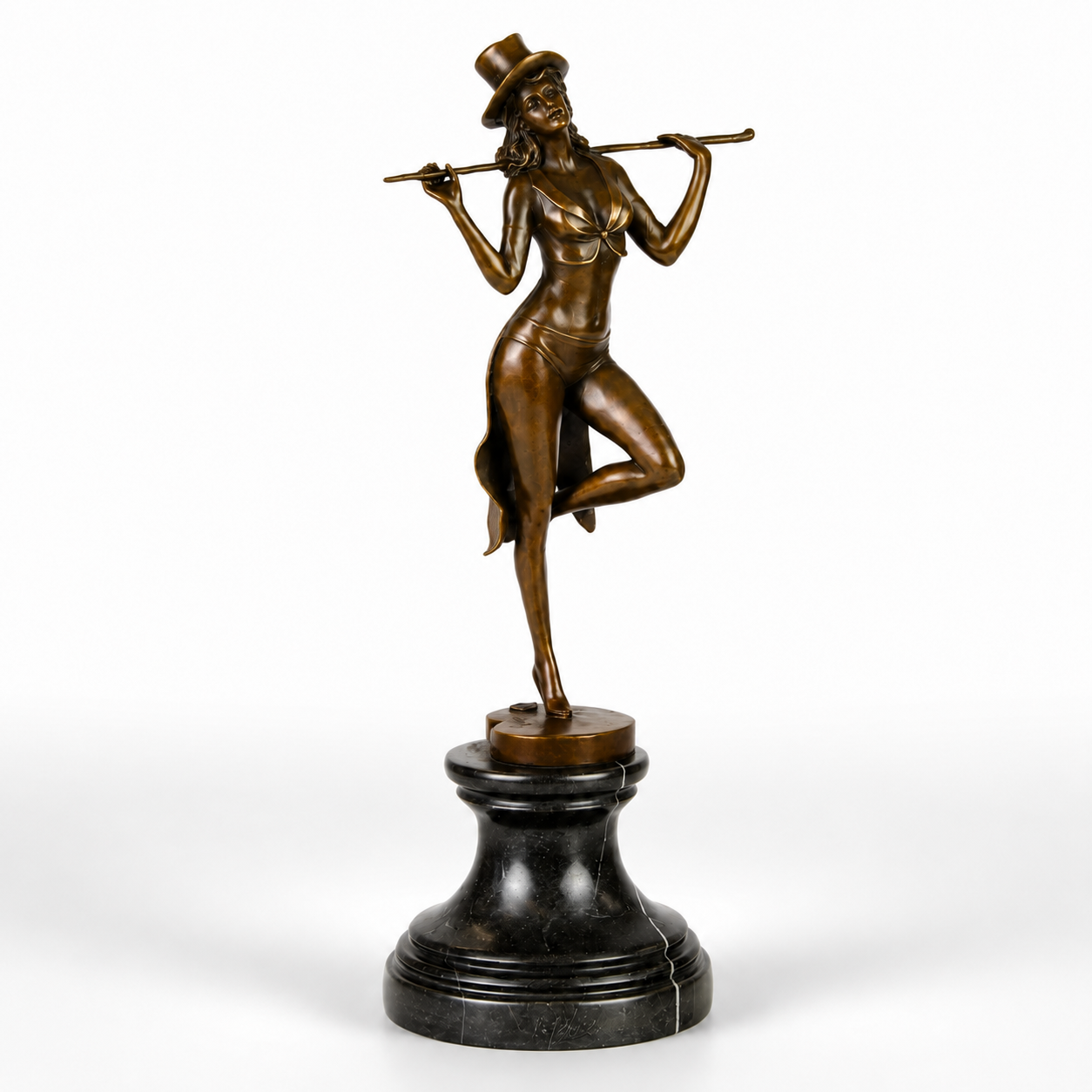 Revue Dancer | Handcrafted Bronze Decor | Unique Home Accent