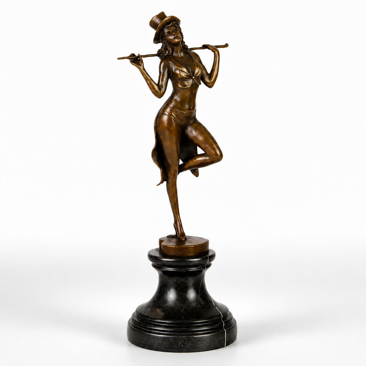 Revue Dancer | Handcrafted Bronze Decor | Unique Home Accent