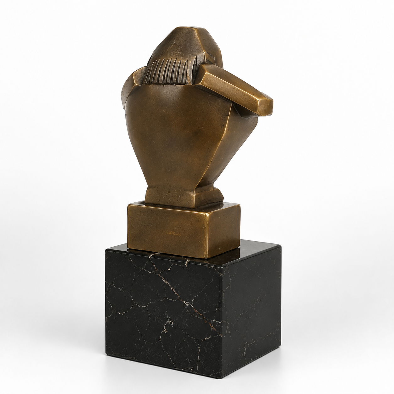 Squatting Monkey | Handcrafted Bronze Decor | Unique Home Accent