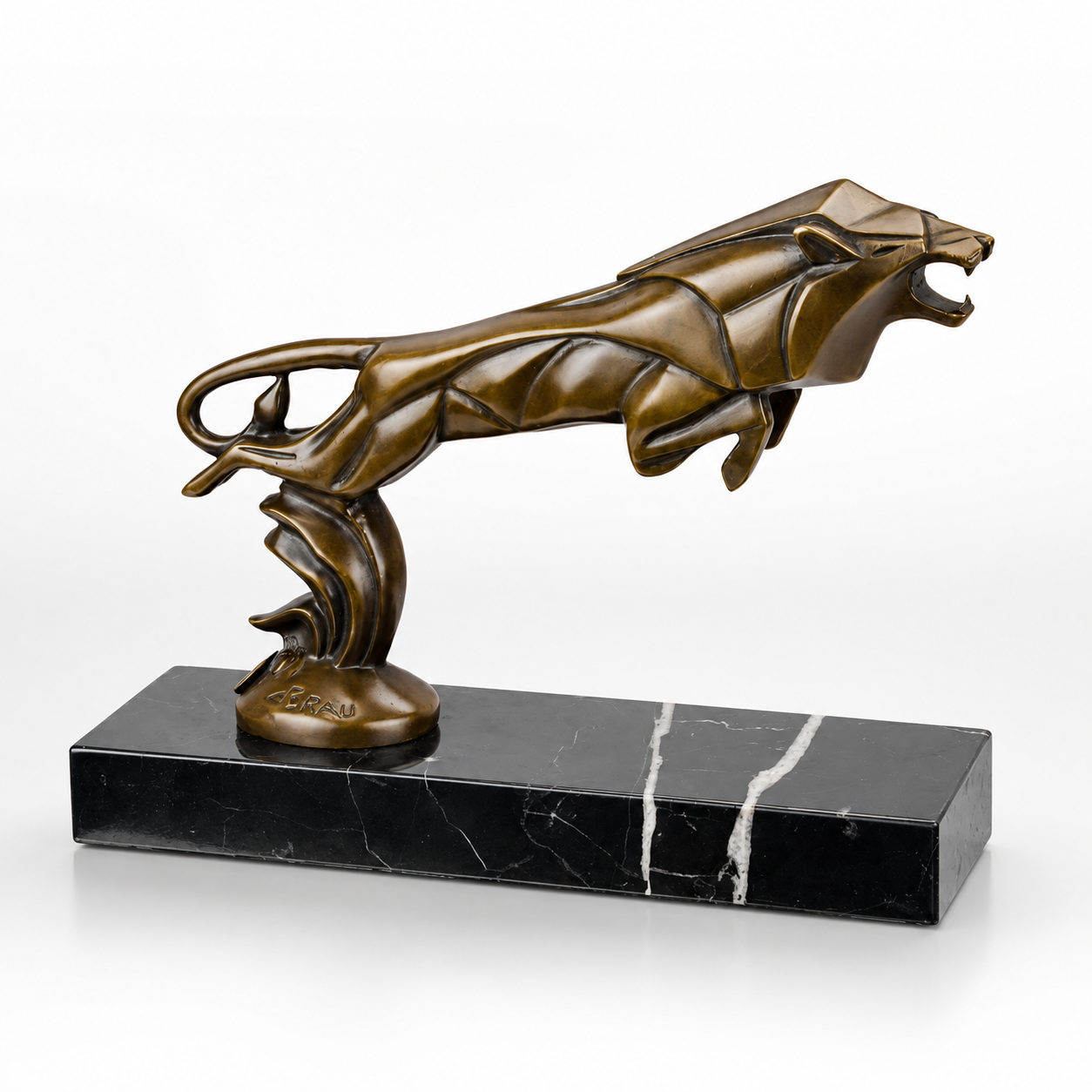 Leaping Lion | Animal Sculptures | Home Decor | Handcrafted
