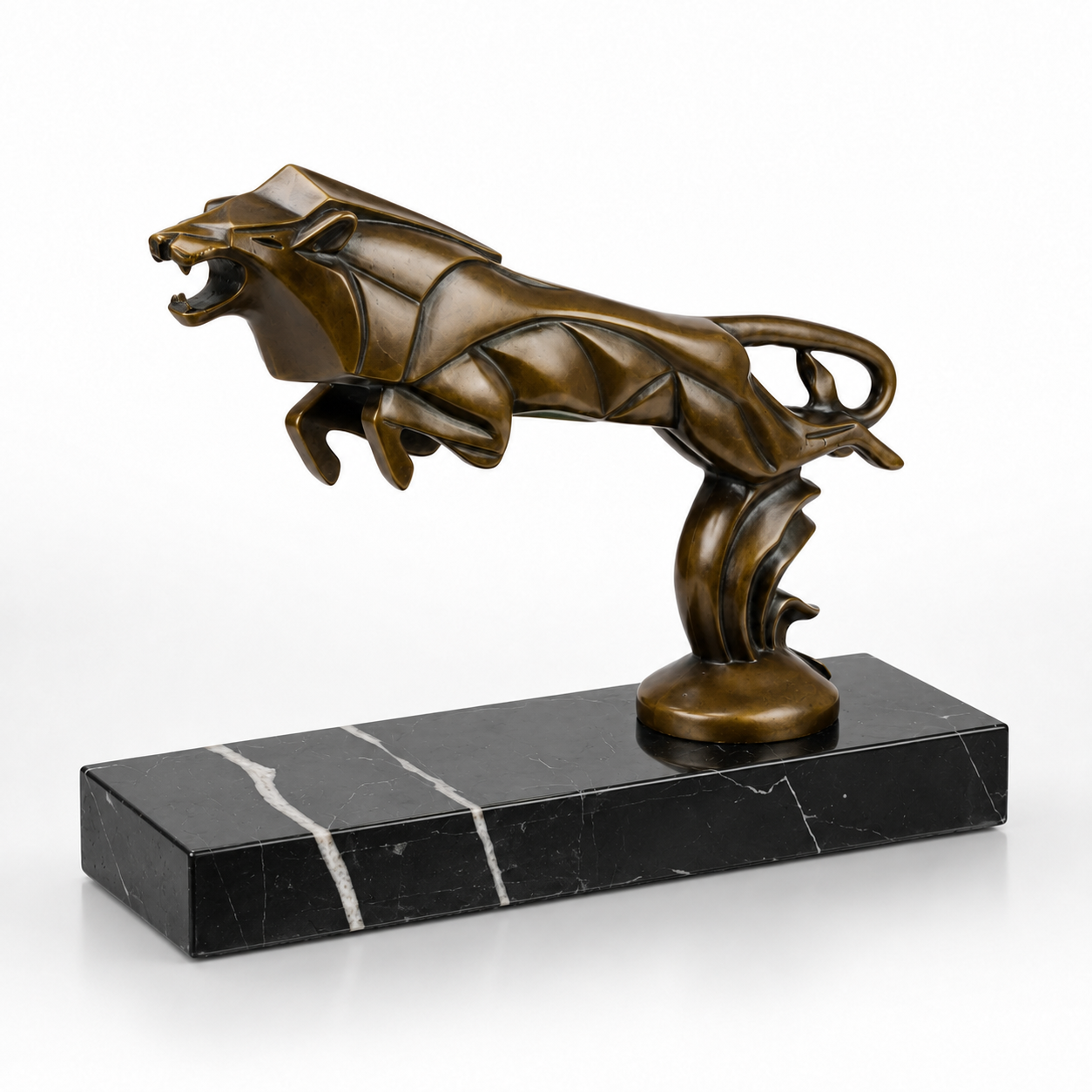 Leaping Lion | Animal Sculptures | Home Decor | Handcrafted