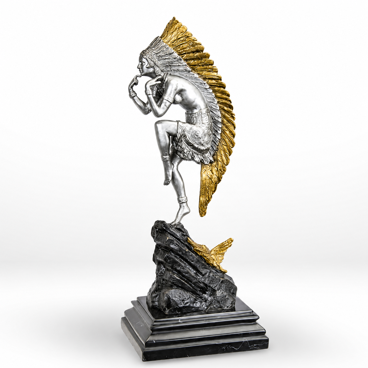 Bronze Sculpture of a Women Indian Dancer, Dancer & Performance Sculpt