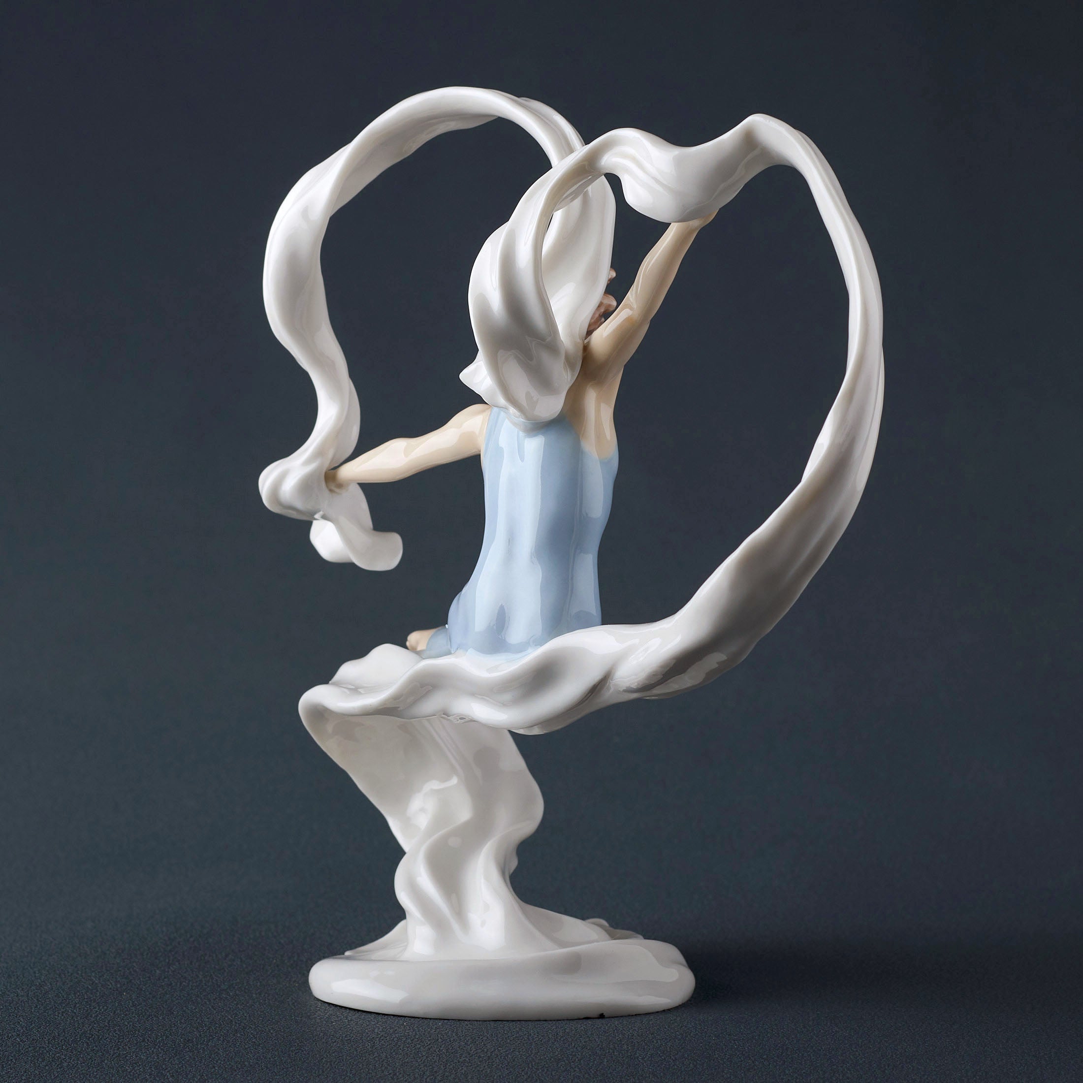 Modern Dance Male Pas De Poisson With Ribbon
