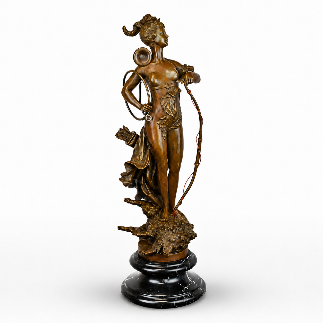 Diana Victorious | Handcrafted Bronze Decor | Unique Home Accent