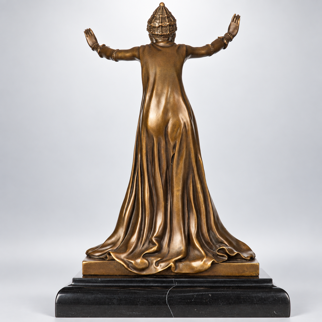 Dancer Art Deco Bronze Sculpture