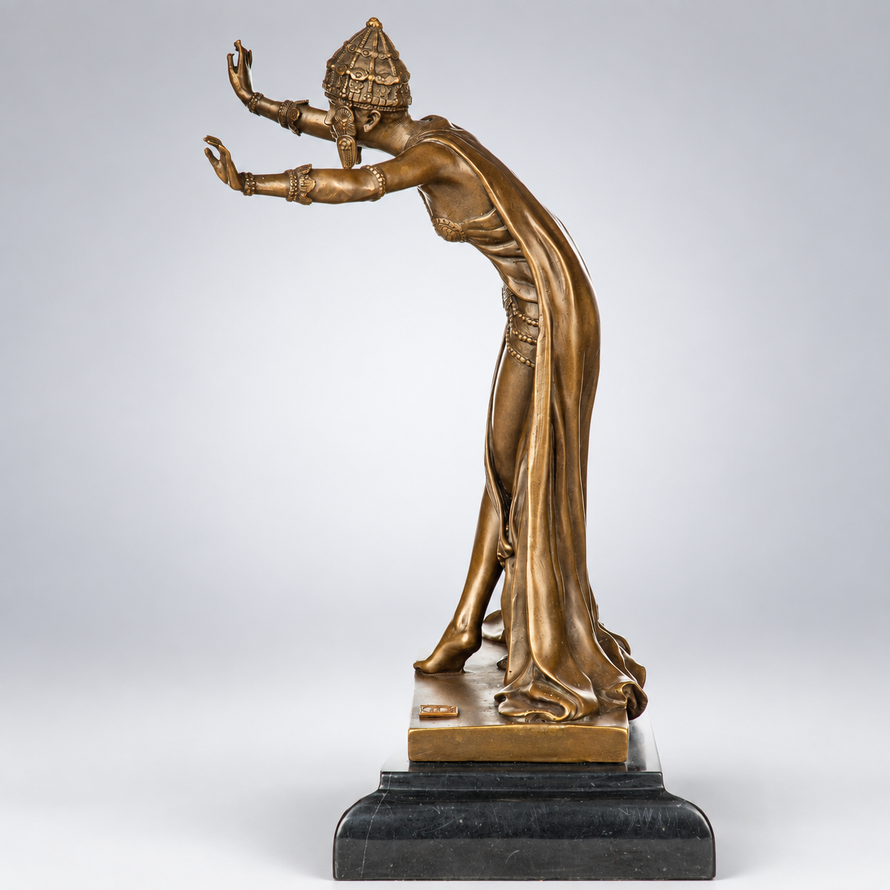 Dancer Art Deco Bronze Sculpture
