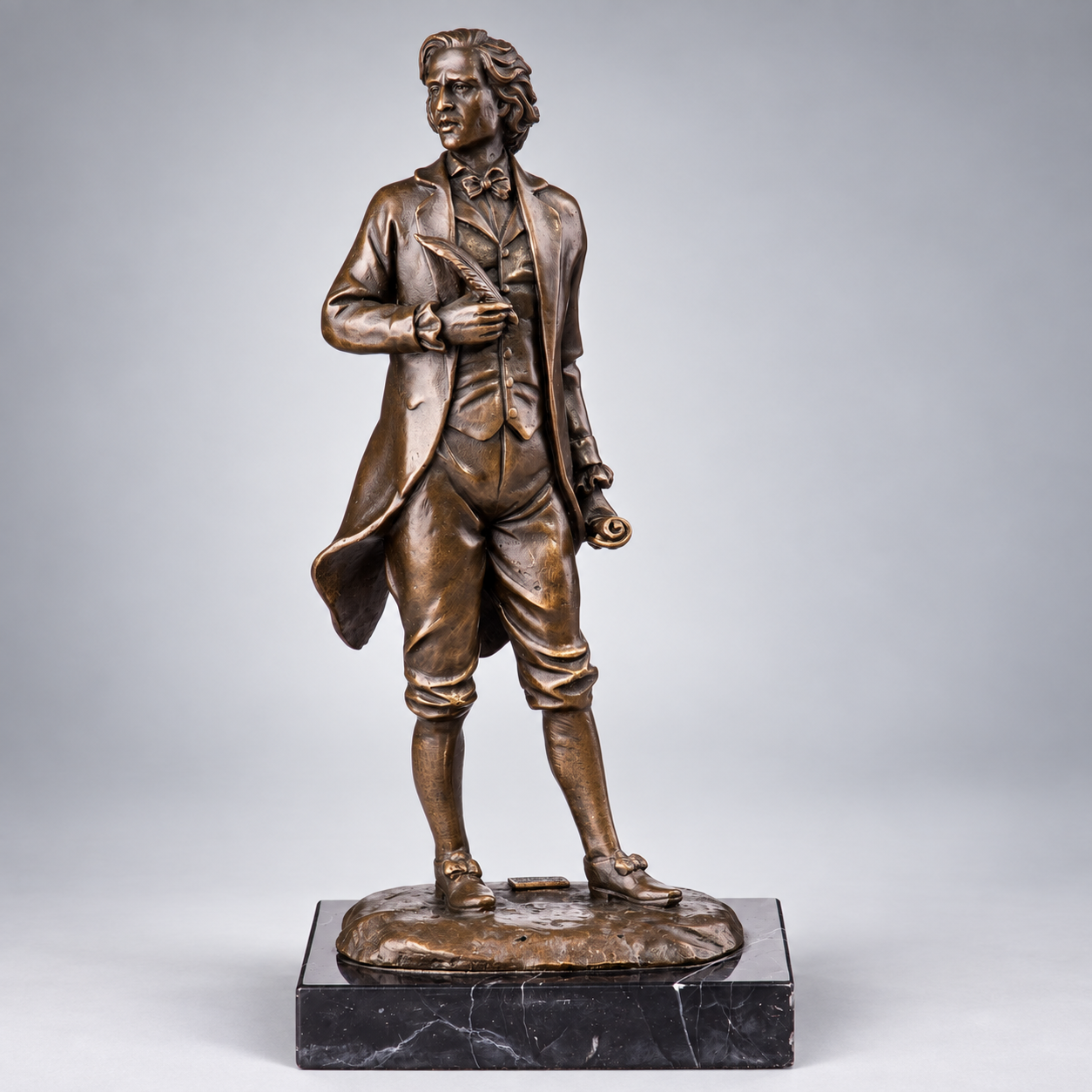 Frédéric Chopin Bronze Sculpture – Composer – view 1