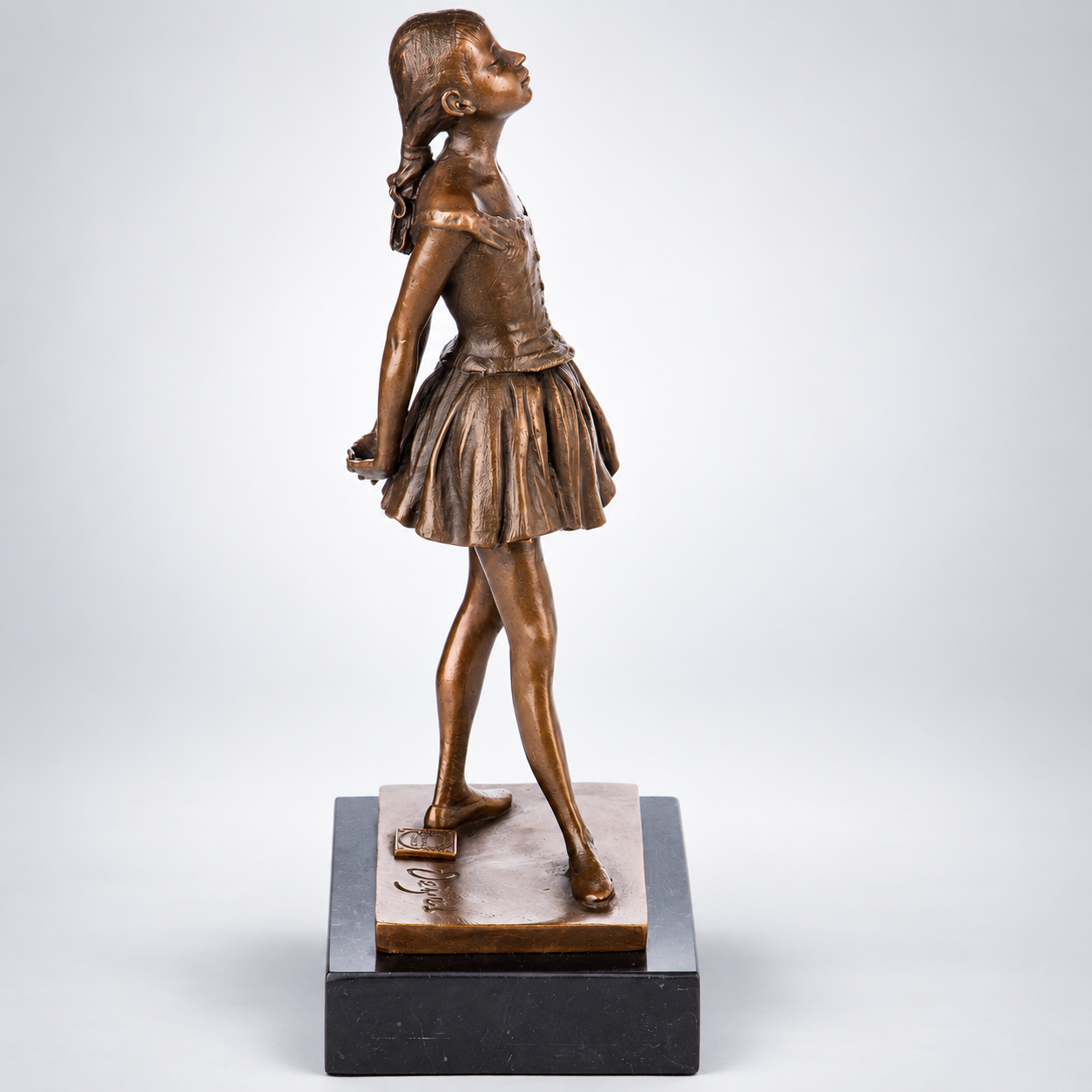 Little Dancer Aged Fourteen Bronze Sculpture after Degas – view 2