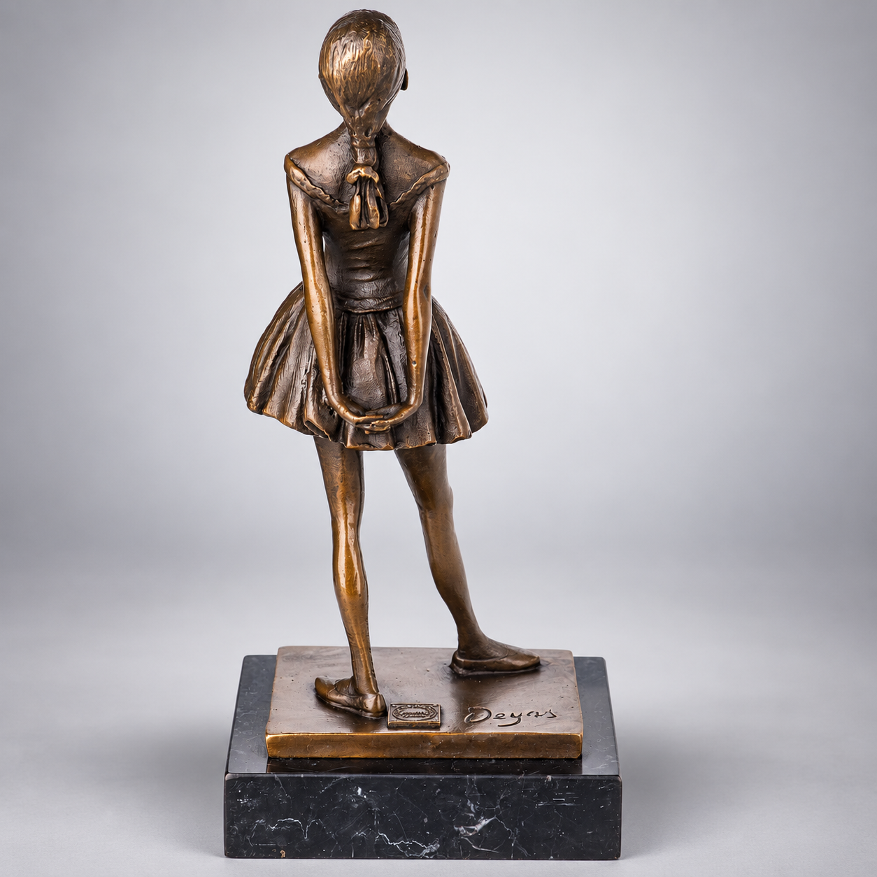Little Dancer Aged Fourteen Bronze Sculpture after Degas – view 3