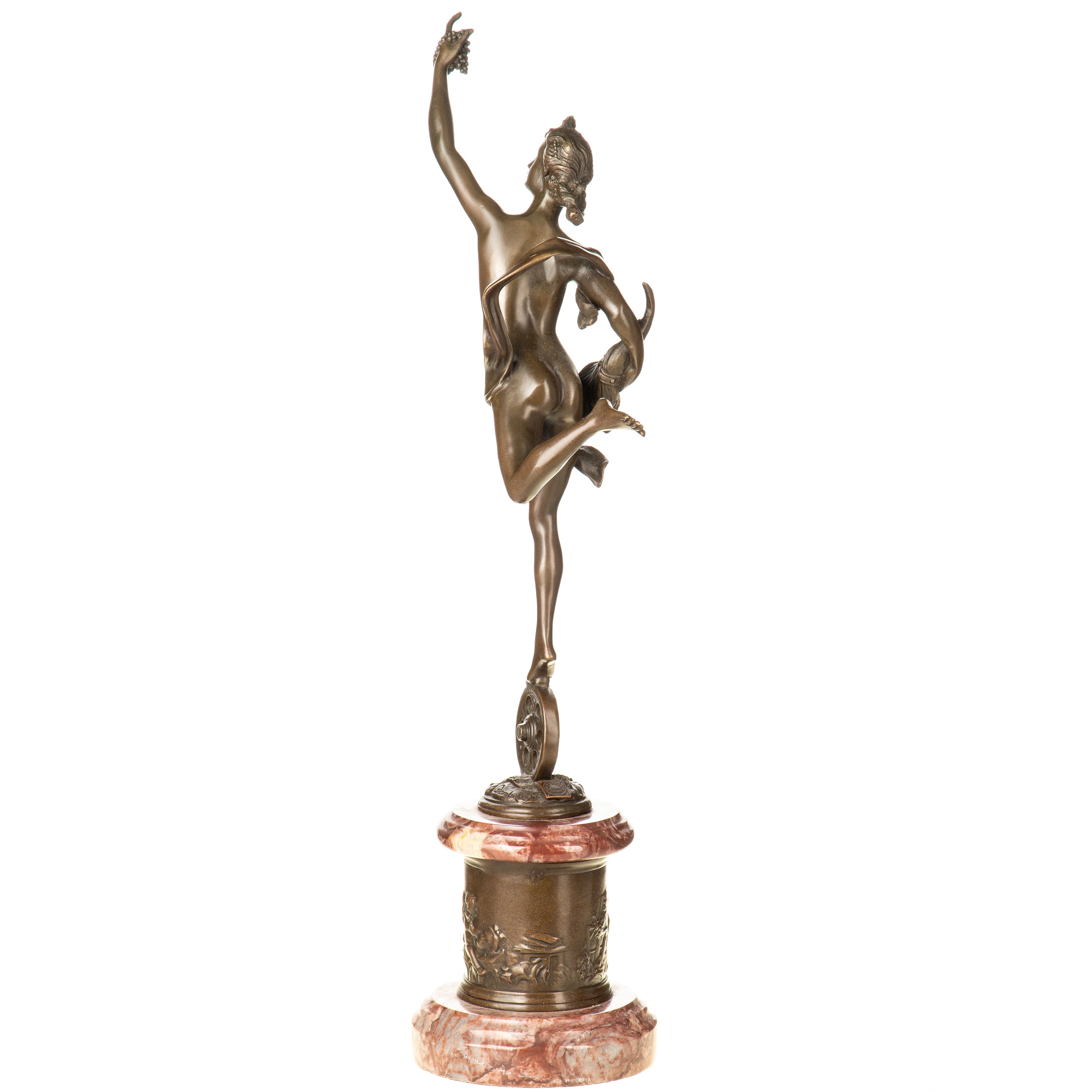 Fortuna Goddess Bronze Sculpture – Roman Mythology – view 4