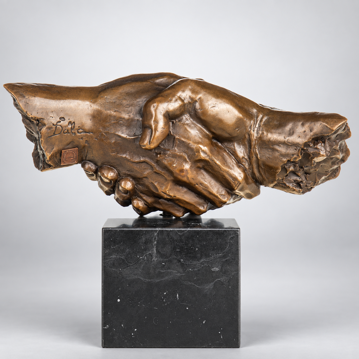 Hands Modern Bronze Sculpture – view 1
